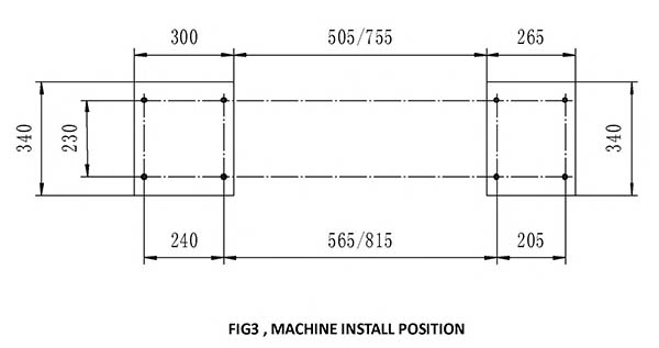 Настановне креслення токарно-гвинторізного верстата Numobams SJM280 Настановне креслення токарно-гвинторізного верстата Numobams SJM280